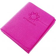 Primasole Folding Yoga Travel Pilates Mat 1/4 Thick Easy to Carry to Class Beach Park Travel Azalea