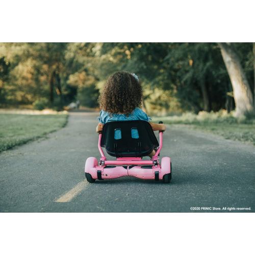  [아마존베스트]PRINIC Hoverboard Seat Attachment Go Kart Accessories Conversion Kit, Transforming Self Balancing Scooter into Go-Kart, Adjustable Frame, Fits Kids to Adults, Compatible for 6.5 8