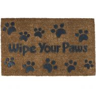 PRINZ Prints 30x18 Wipe Your Paws Coir and Latex Mat