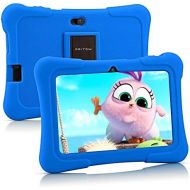 [아마존베스트]Pritom 7 inch Kids Tablet, Quad Core Android,1GB RAM+16GB ROM, WiFi,Bluetooth,Dual Camera, Educationl,Games,Parental Control,Kids Software Pre-Installed with Kids-Tablet Case (Dark