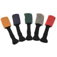 Pro Source Long Neck Suede Leather Golf Club Headcovers (Set of 3)