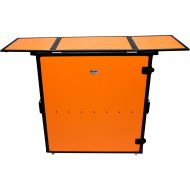 ProX Transformer Series Fold Away DJ Table - OrangeBlack (XS-DJSTNRB)