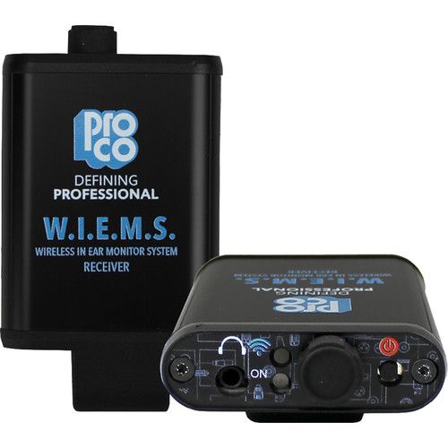 프로 Pro Co Sound W.I.E.M.S. Wireless In-Ear Monitoring System (5.8 GHz)