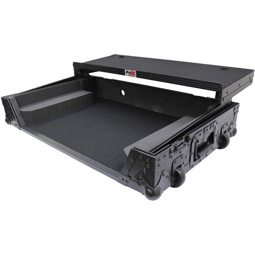 프로 ProX Flight Case with Shelf and Wheels for Pioneer XDJ-XZ System (Black on Black)