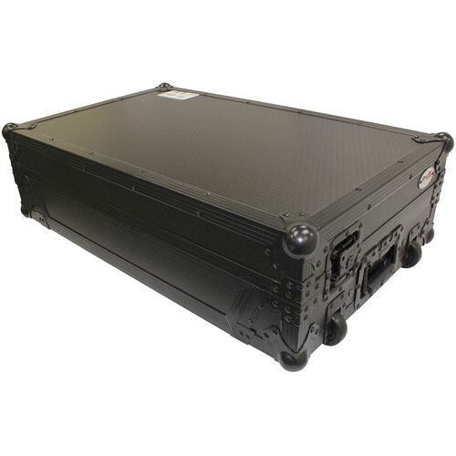 프로 ProX Flight Case with Shelf and Wheels for Pioneer XDJ-XZ System (Black on Black)