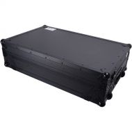 ProX ATA Flight-Style Road Case for RANE Four DJ Controller with Laptop Shelf with?LED and Wheels (1 RU, Black)