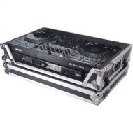 ProX Flight-Style Road Case for Pioneer DDJ-FLX10 DJ Controller (Black / Silver)