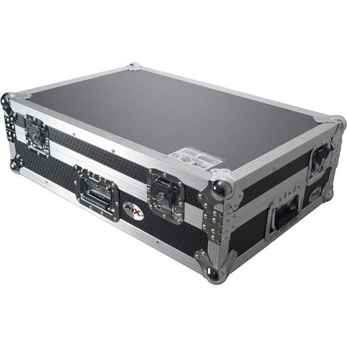 프로 ProX Flight-Style Road Case for Pioneer DDJ-FLX10 DJ Controller (Black / Silver)