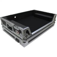 ProX Flight Case with 1 RU Rackspace and Wheels for RANE ONE (Silver on Black)