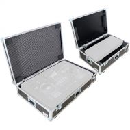 ProX Set of Two ATA Flight Style Road Cases for ProX Control Tower DJ Podium Travel Stand