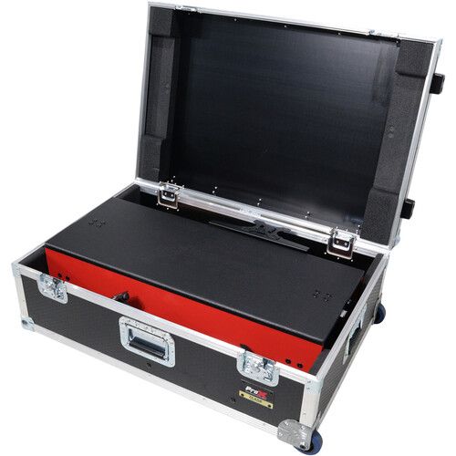 프로 ProX Set of Two ATA Flight Style Road Cases for ProX Control Tower DJ Podium Travel Stand