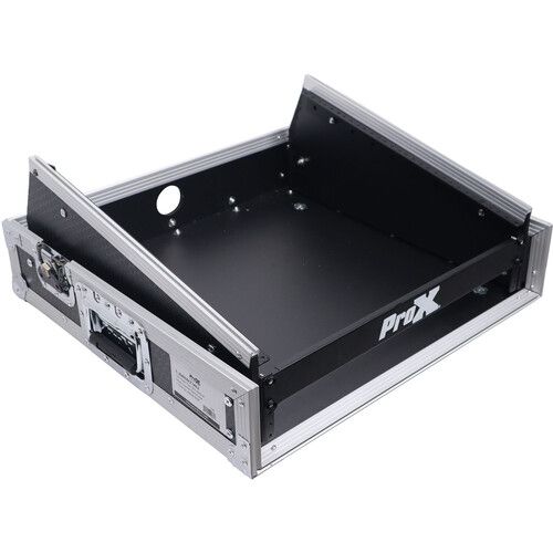 프로 ProX T-2MRSS DJ Combo Flight Case (2 RU Vertical Rack, 10 RU Top Mixer Rack)