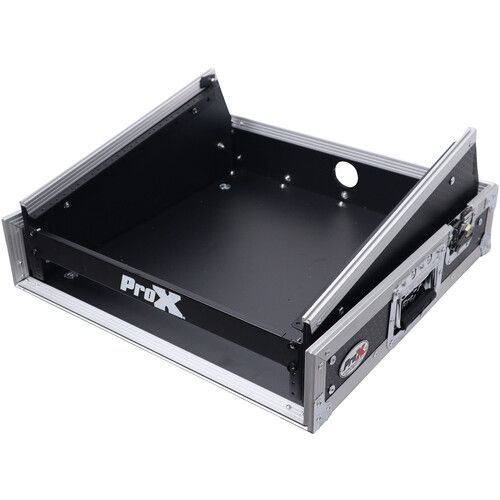 프로 ProX T-2MRSS DJ Combo Flight Case (2 RU Vertical Rack, 10 RU Top Mixer Rack)