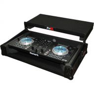 ProX Flight Case with Shelf for Numark Mixtrack 3 / Pro 3 / Platinum Controller (Black on Black)