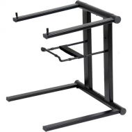 ProX T-LPS600B Foldable Portable Laptop Stand with Adjustable Shelf (Black)