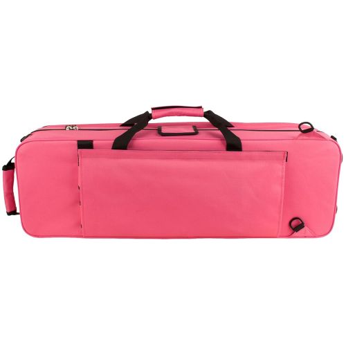 프로 Pro Tec Protec MX144FX Max Oblong Violin Case - Fuchsia