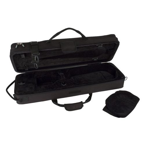 프로 Pro Tec Protec MX144 4/4 Violin Oblong MAX Case, Black