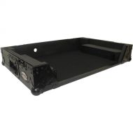 ProX Flight Case with 1 RU Rackspace and Wheels for RANE ONE (Black on Black)