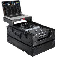 ProX XS-DJMS11LTBL Flight Case with Sliding Shelf for Pioneer DJM S-11 Mixer (Black on Black)