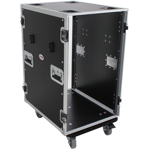 프로 ProX 18 RU Space Amp Rack Mount ATA Flight Case with Casters