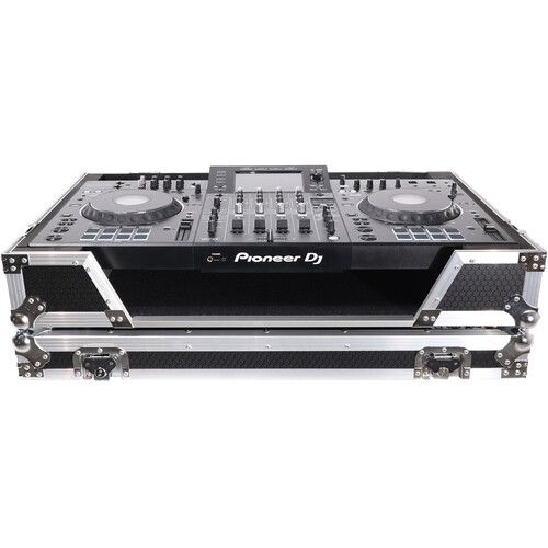 프로 ProX Flight Case with Wheels for Pioneer DJ XDJ-XZ System (Silver on Black)