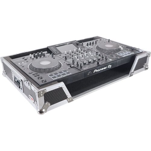 프로 ProX Flight Case with Wheels for Pioneer DJ XDJ-XZ System (Silver on Black)