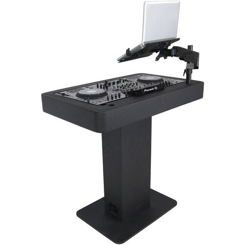 프로 ProX XZF-DJCT BL DJ Control Tower / Podium Travel Stand for DJ Controllers with Hard Case (Black)