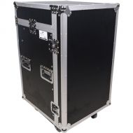 ProX Vertical Rackmount Mixer Case with 10 RU Slant Top Combo (16 RU)