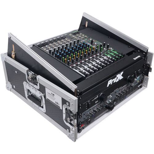 프로 ProX T-4MRSS 4 RU Rack x 10 RU Top Mixer DJ Combo Flight Case