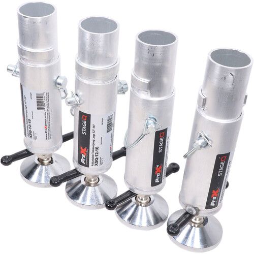 프로 ProX 4-Telescoping Stage Legs Set with Ball Joint - Adjusts from 12 - 15