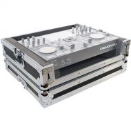 ProX ATA-Style Flight Case for Denon Prime Go Digital Controller (Silver on Black)