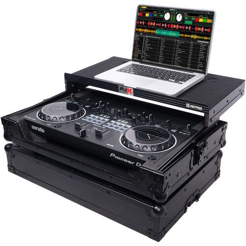 프로 ProX ATA Flight Case for Pioneer DDJ-REV1 DJ Controller with Laptop Shelf (Black)