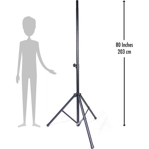 프로 ProAm USA Universal Heavy Duty Speaker Stand with 46