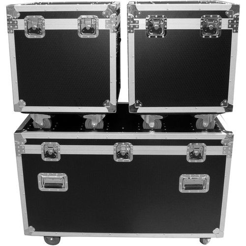 프로 ProX ATA-Style Utility Road Case (1 x Large and 2 x Half Size)