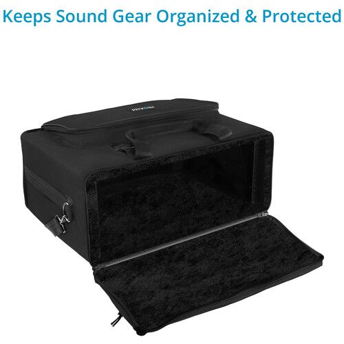 프로 Proaim Cube 4 RU Rack Bag for Sound Recordists, Soundmen, and Mixers