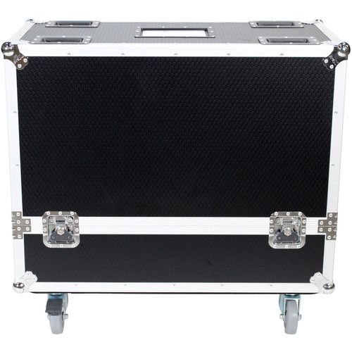 프로 ProX Flight Case with Wheels for QSC KS212C Subwoofer (Silver on Black)