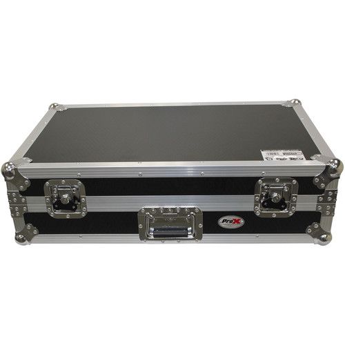 프로 ProX Flight Case with Shelf and Wheels for Pioneer XDJ-XZ System (Silver on Black)