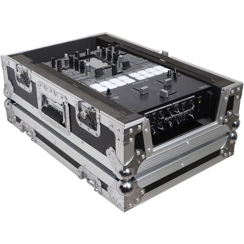 프로 ProX XS-M11 Universal Flight Case for Pioneer DJM-S11 and Rane SEVENTY / SEVENTY-TWO MKII Mixers (Silver on Black)