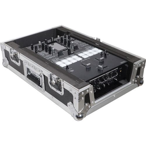 프로 ProX XS-M11 Universal Flight Case for Pioneer DJM-S11 and Rane SEVENTY / SEVENTY-TWO MKII Mixers (Silver on Black)