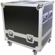 ProX Dual-Speaker Flight Case for Line Array with Casters