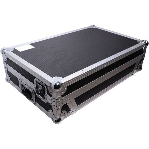 프로 ProX Flight-Style Road Case for Pioneer DDJ-FLX10 DJ Controller with Laptop Shelf (Black / Silver)