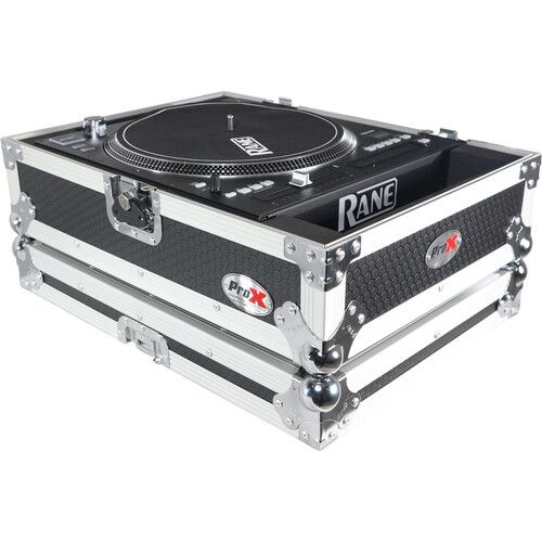 프로 ProX Flight Case for Rane 12 Motorized DJ Control System (Silver/Black)