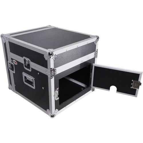 프로 ProX 8U Rack x 10U Top Mixer DJ Combo Flight Case