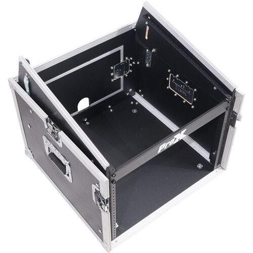 프로 ProX 8U Rack x 10U Top Mixer DJ Combo Flight Case