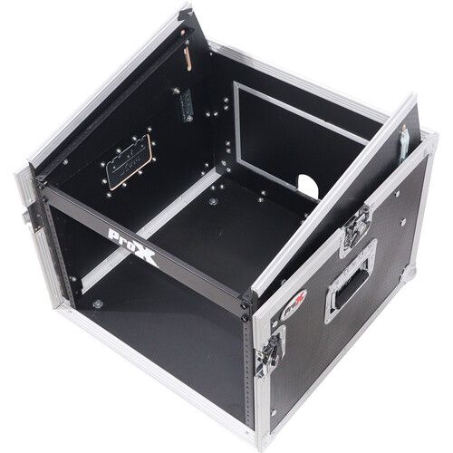 프로 ProX 8U Rack x 10U Top Mixer DJ Combo Flight Case