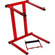 ProX T-LPS600R Foldable Portable Laptop Stand with Adjustable Shelf (Red)