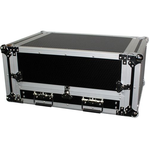 프로 ProX 13 RU Top DJ Mixer Flight Case with 2 RU Rack Space and Laptop Shelf