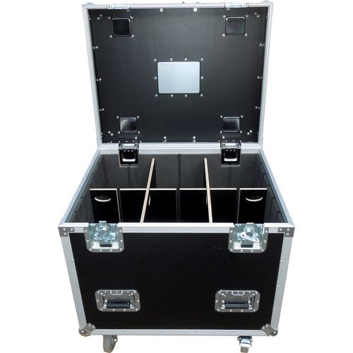 프로 ProX TruckPaX Heavy-Duty Truck Pack Utility Flight Case with Divider and Tray Kit (Black)