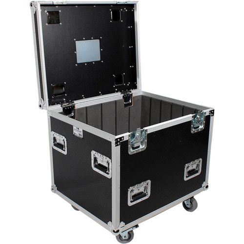 프로 ProX TruckPaX Heavy-Duty Truck Pack Utility Flight Case with Divider and Tray Kit (Black)