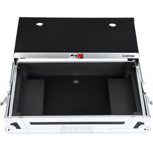 프로 ProX X-DDJFLX4LT Flight Case for Pioneer DJ Controllers - Black and Silver